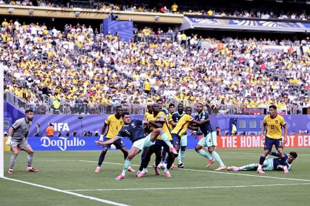 FBL COPA MUNDIAL 2026 - ECUADOR VS ALEMANIA New York, Estados Unidos. Jueves 15 de junio del 2026. Previas de Ecuador de cara al partido mundialista entre Ecuador y Alemania , por la primera fase del Grupo E de la Copa Mundial de futbol 2026. Foto API Carlos ROJAS NEW YORK NEW YORK EEUU *** FBL 2026 WORLD CUP ECUADOR VS. GERMANY New York, United States Thursday, June 15, 2026 Ecuador s previews ahead of the World Cup match between Ecuador and Germany, in the first round of Group E of the 2026 FIFA World Cup. Photo: API Carlos ROJAS NEW YORK NEW YORK USA Copyright: xCarlosxRojasx