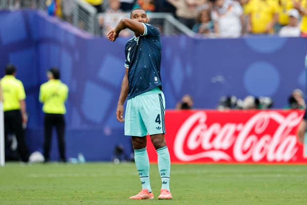 25.06.2026, Fussball, Herren, FIFA Weltmeisterschaft 2026, Vorrunde, Gruppe E, New York, Ecuador - Deutschland, Jonathan Tah (Deutschland) enttäuscht New York MetLife Stadium New York Vereinigte Staaten von Amerika (US) *** June 25, 2026, Soccer, Men s, 2026 FIFA World Cup, Group Stage, Group E, New York, Ecuador vs. Germany, Jonathan Tah, Germany disappoints, New York, MetLife Stadium, New York, United States of America, US Copyright: xSebastianxBachx