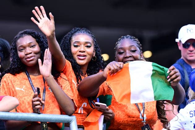 Curacao v Ivory Coast - FIFA World Cup, WM, Weltmeisterschaft, Fussball 2026 - Group E PHILADELPHIA, USA - JUNE 25: Fans of Ivory Coast celebrate after the 2026 FIFA World Cup First Stage Group E match between Curacao and Ivory Coast at Lincoln Financial Field (Philadelphia Stadium) in Philadelphia, Pennsylvania, United States on June 25, 2026. Abdulhamid Hosbas Anadolu Pennsylvania United States. Editorial use only. Please get in touch for any other usage.  Copyright: x2026xAnadoluxAbdulhamidxHosbasx