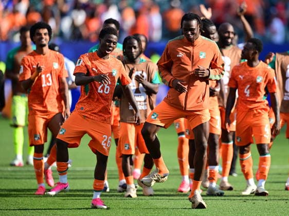 Curacao v Ivory Coast - FIFA World Cup, WM, Weltmeisterschaft, Fussball 2026 - Group E PHILADELPHIA, USA - JUNE 25: Players of Ivory Coast celebrate after the 2026 FIFA World Cup First Stage Group E match between Curacao and Ivory Coast at Lincoln Financial Field (Philadelphia Stadium) in Philadelphia, Pennsylvania, United States on June 25, 2026. Abdulhamid Hosbas Anadolu Pennsylvania United States. Editorial use only. Please get in touch for any other usage.  Copyright: x2026xAnadoluxAbdulhamidxHosbasx