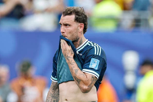 25.06.2026, Fussball, Herren, FIFA Weltmeisterschaft 2026, Vorrunde, Gruppe E, New York, Ecuador - Deutschland, David Raum (Deutschland) enttäuscht New York MetLife Stadium New York Vereinigte Staaten von Amerika (US) *** June 25, 2026, Soccer, Men s, 2026 FIFA World Cup, Group Stage, Group E, New York, Ecuador vs. Germany, David Raum, Germany disappoints, New York, MetLife Stadium, New York, United States of America, US Copyright: xSebastianxBachx