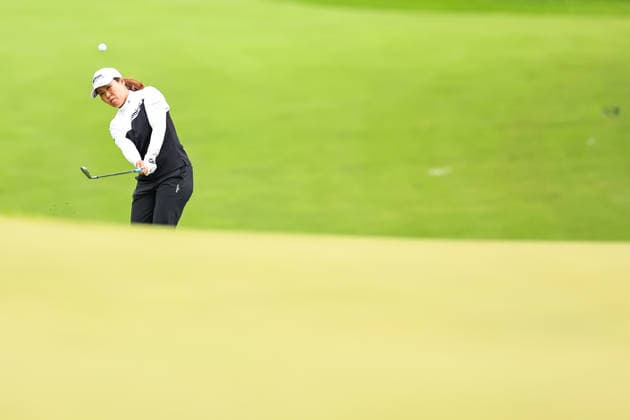 Nasa Hataoka of Japan plays an approach shot from the third fairway during the first round of the 2026 KPMG Women s PGA, Golf Herren Championship at Hazeltine National Golf Club on June 25, 2026 in Chaska, Minnesota. CSM. Chaska USA - ZUMAc04_ 20260625_zma_c04_156 Copyright: xStevenxGarciax