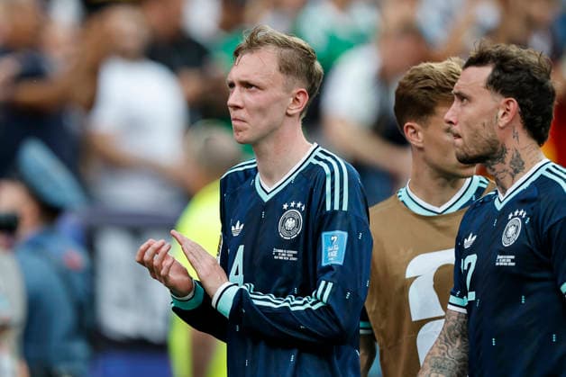 25.06.2026, Fussball, Herren, FIFA Weltmeisterschaft 2026, Vorrunde, Gruppe E, New York, Ecuador - Deutschland, Maximilian Beier (Deutschland) enttäuscht New York MetLife Stadium New York Vereinigte Staaten von Amerika (US) *** June 25, 2026, Soccer, Men s, 2026 FIFA World Cup, Group Stage, Group E, New York, Ecuador vs. Germany, Maximilian Beier, Germany Disappoints, New York, MetLife Stadium, New York, United States of America, US Copyright: xSebastianxBachx
