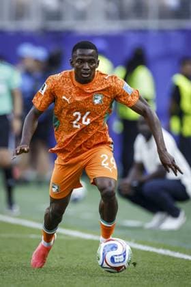 PHILADELPHIA - Bazoumana Toure of Ivory Coast during the FIFA 2026 Group E match between Curacao and Ivory Coast at Philadelphia Stadium on June 25, 2026, in Philadelphia, United States. MAURICE VAN STEEN ANP FIFA World Cup, WM, Weltmeisterschaft, Fussball 2026 - Group E 2026 xVIxANPxSportx xxANPxIVx 561984409 originalFilename: 561984409.jpg