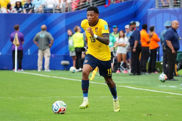 Gonzalo Plata (Ecuador, 19) - New York 25.06.2026: Deutschland vs. Ecuador, MetLife Stadium, World Cup 26 Gruppe E, 3. Spieltag *** Gonzalo Plata, Ecuador, 19; New York, June 25, 2026; Germany vs. Ecuador, MetLife Stadium, World Cup 26, Group E, Matchday 3