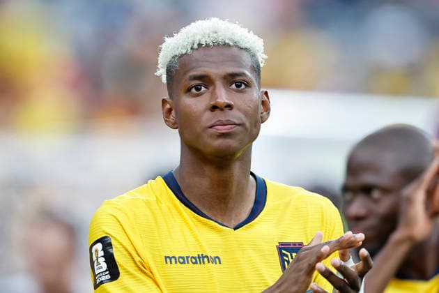 25.06.2026, Fussball, Herren, FIFA Weltmeisterschaft 2026, Vorrunde, Gruppe E, New York, Ecuador - Deutschland, Nilson Angulo (Ecuador) New York MetLife Stadium New York Vereinigte Staaten von Amerika (US) *** June 25, 2026, Soccer, Men s, 2026 FIFA World Cup, Group Stage, Group E, New York, Ecuador vs. Germany, Nilson Angulo (Ecuador), New York, MetLife Stadium, New York, United States of America, US Copyright: xSebastianxBachx