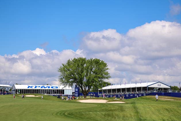 The ninth and 18th fairways and greens during the first round of the 2026 KPMG Women s PGA, Golf Herren Championship at Hazeltine National Golf Club on June 25, 2026 in Chaska, Minnesota. CSM. Chaska USA - ZUMAc04_ 20260625_zma_c04_189 Copyright: xStevenxGarciax