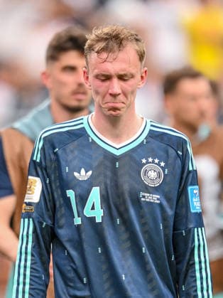 Maximilian Beier (Germany) looks dejected during the FIFA World Cup, WM, Weltmeisterschaft, Fussball 2026 Group E match between Ecuador and Germany at New York New Jersey Stadium on June 25, 2026 in East Rutherford, United States. (Photo by Harry Langer DeFodi Images) - *** Maximilian Beier of Germany looks dejected during the 2026 FIFA World Cup Group E match between Ecuador and Germany at New York New Jersey Stadium on June 25, 2026, in East Rutherford, United States. Photo by Harry Langer, DeFodi Images