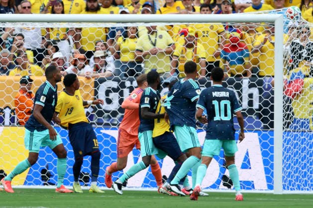 Ecuador v Germany: Group E - FIFA World Cup, WM, Weltmeisterschaft, Fussball 2026 Gonzalo Plata of Ecuador scores winning goal during the FIFA World Cup 2026 Group E match between Ecuador and Germany at New York New Jersey Stadium on June 25, 2026 in East Rutherford, United States. East Rutherford New York New Jersey Stadium NJ United States Copyright: xAllstarxPicturexLibraryxLtdx