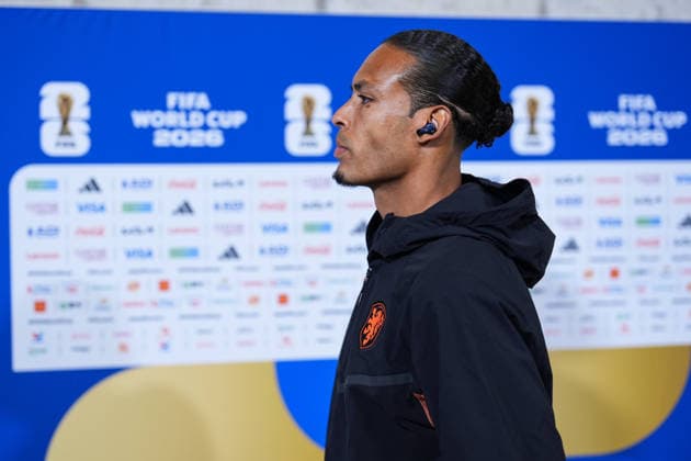 Ahead of Tunisia v Netherlands - FIFA World Cup, WM, Weltmeisterschaft, Fussball 2026 - Group F KANSAS CITY, UNITED STATES - JUNE 25: Virgil van Dijk of Netherlands arrives in Kansas City Stadium before the FIFA World Cup 2026 Group F third match against Tunisia in Kansas City, United States on June 25, 2026. Hakan Akgun Anadolu Kansas City United States. Editorial use only. Please get in touch for any other usage.  Copyright: x2026xAnadoluxHakanxAkgunx