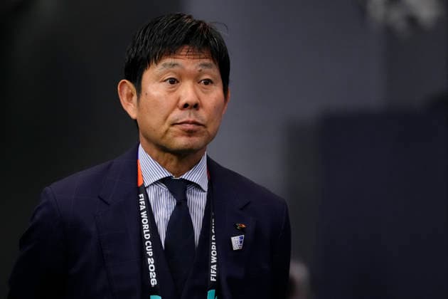 Japan v Sweden: Group F - FIFA World Cup, WM, Weltmeisterschaft, Fussball 2026 Hajime Moriyasu, head coach of Japan, looks on during the FIFA World Cup 2026 Group F match between Japan and Sweden at Dallas Stadium on June 25, 2026 in Dallas, United States. Arlington TX United States  Copyright: xJosexBretonx originalFilename:bretonhernandez-japanvsw260625_npJTc.jpg