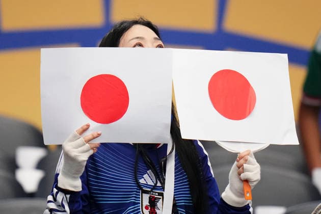 Japan v Sweden: Group F - FIFA World Cup, WM, Weltmeisterschaft, Fussball 2026 Supporter of Japan poses for the photo during the FIFA World Cup 2026 Group F match between Japan and Sweden at Dallas Stadium on June 25, 2026 in Dallas, United States. Arlington TX United States  Copyright: xJosexBretonx originalFilename:bretonhernandez-japanvsw260625_npxyu.jpg