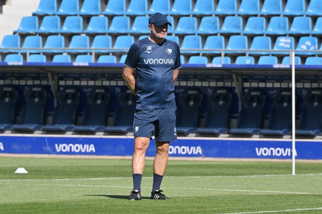 Trainer Uwe Rösler (VfL Bochum) 25.06.2026, Fussball 2. Bundesliga, Saison 2026 2027, Trainingsauftakt VfL Bochum Bochum Vonovia Ruhrstadion Nordrhein Westfalen Deutschland *** Coach Uwe Rösler, VfL Bochum, June 25, 2026; Soccer, 2. Bundesliga, 2026–2027 season; Start of training camp for VfL Bochum at the Vonovia Ruhrstadion in Bochum, North Rhine-Westphalia, Germany Team2