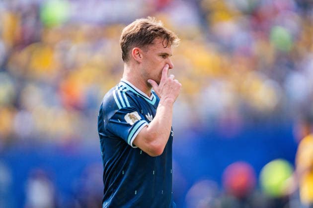 FIFA Fussball Weltmeisterschaft 2026, Gruppe E, Spiel 3, Ecuador vs Deutschand, 25.06.2026, Metlife-Stadion in New Jersey Joshua Kimmich (Deutschland) *** 2026 FIFA World Cup, Group E, Match 3, Ecuador vs. Germany, June 25, 2026, MetLife Stadium in New Jersey, Joshua Kimmich, Germany Copyright: xBahhoxKarax