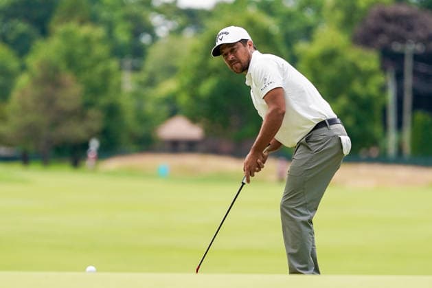 June 25, 2026, Cromwell, Connecticut, USA: Xander Schauffele (USA) putts the 7th green during the first round of the 2026 Travelers Championship at TPC River Highlands. GOLF 2026: Travelers Championship - Round 1  - ZUMAw109 20260625_fap_w109_004 Copyright: xDebbyxWongx