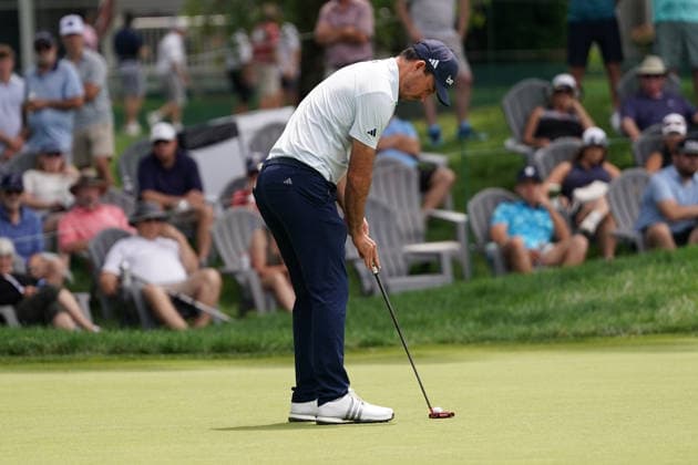 June 25, 2026, Cromwell, Connecticut, USA: Nick Taylor (CAN) putts the 7th green during the first round of the 2026 Travelers Championship at TPC River Highlands. GOLF 2026: Travelers Championship - Round 1  - ZUMAw109 20260625_fap_w109_008 Copyright: xDebbyxWongx