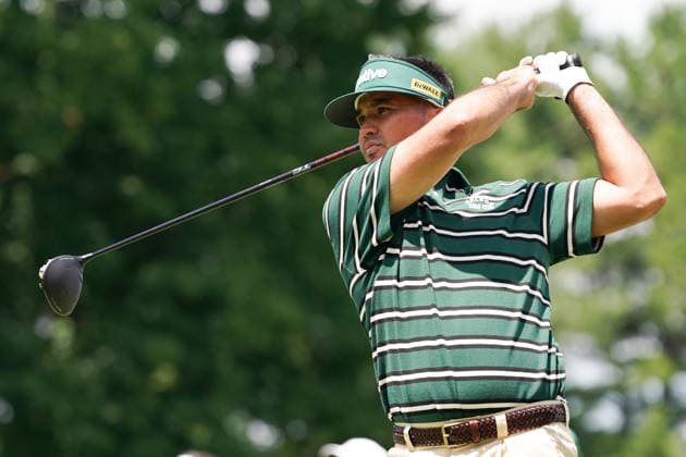 June 25, 2026, Cromwell, Connecticut, USA: Jason Day (AUS) tees off the 6th hole during the first round of the 2026 Travelers Championship at TPC River Highlands. GOLF 2026: Travelers Championship - Round 1  - ZUMAw109 20260625_fap_w109_017 Copyright: xDebbyxWongx