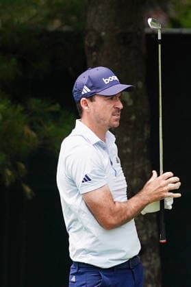 June 25, 2026, Cromwell, Connecticut, USA: Nick Taylor (CAN) watches his tee shot off the 8th hole green during the first round of the 2026 Travelers Championship at TPC River Highlands. GOLF 2026: Travelers Championship - Round 1  - ZUMAw109 20260625_fap_w109_030 Copyright: xDebbyxWongx