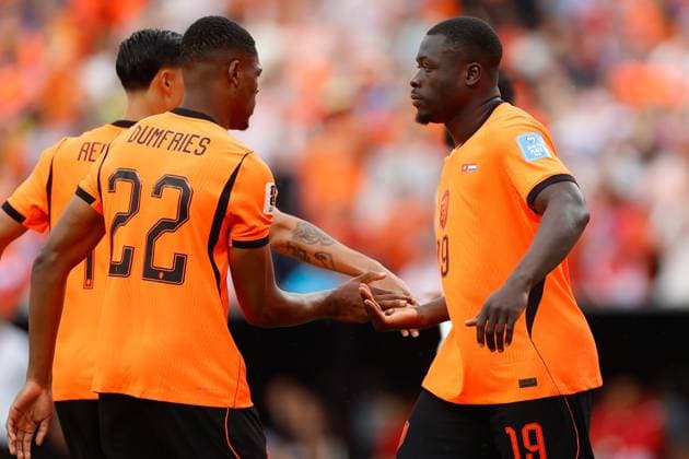 KANSAS CITY, 25-06-2026, Kansas City Stadium, World Cup 2026 Match between Tunesia and The Netherlands. Picture Shows Netherlands player Brian Brobbey Tunesia - Netherlands (World Cup 2026)  x204647369x Copyright: