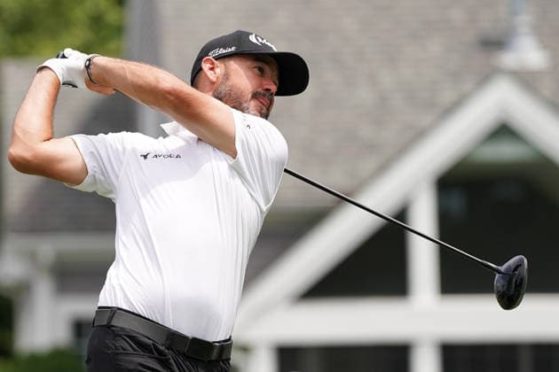 June 25, 2026, Cromwell, Connecticut, USA: Brian Harman (USA) tees off the 6th hole during the first round of the 2026 Travelers Championship at TPC River Highlands. Cromwell USA - ZUMAw109 20260625_fap_w109_012 Copyright: xDebbyxWongx
