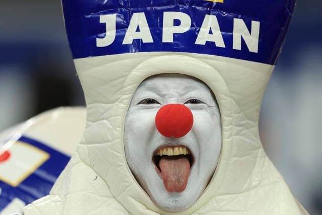A fan of Japan attends a FIFA World Cup, WM, Weltmeisterschaft, Fussball 2026 Group F match between Japan and Sweden at AT&T Stadium in Dallas, USA, 25 June 2025. FIFA World Cup 2026 - Group F - Japan vs. Sweden !ACHTUNG: NUR REDAKTIONELLE NUTZUNG!  Copyright: xCarlosxRamírezx GR5067 20260625-55020712031_1