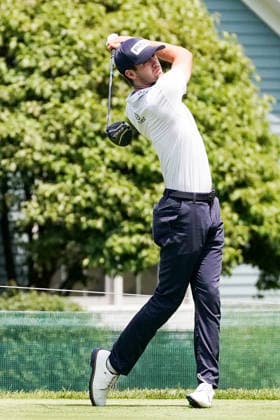 June 25, 2026, Cromwell, Connecticut, USA: Alex Smalley (USA) tees off the 6th hole during the first round of the 2026 Travelers Championship at TPC River Highlands. Cromwell USA - ZUMAw109 20260625_fap_w109_025 Copyright: xDebbyxWongx