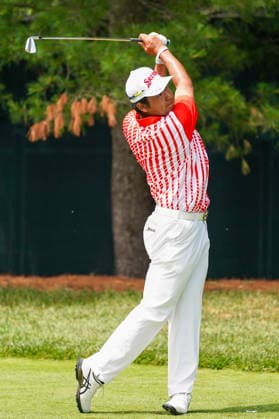June 25, 2026, Cromwell, Connecticut, USA: Hideki Matsuyama (JPN) tees off the 8th hole during the first round of the 2026 Travelers Championship at TPC River Highlands. Cromwell USA - ZUMAw109 20260625_fap_w109_031 Copyright: xDebbyxWongx