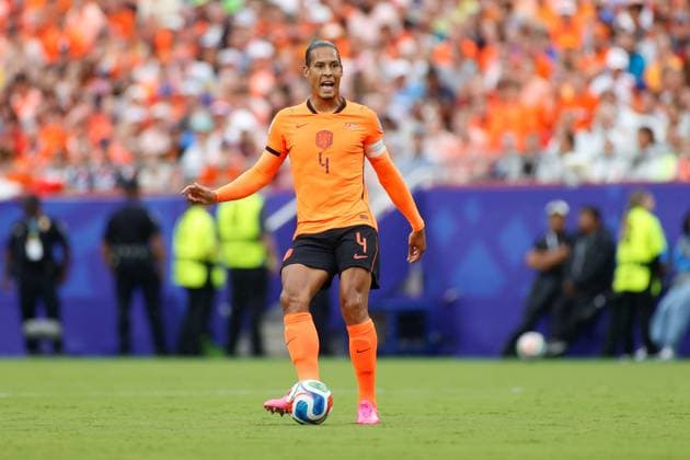 KANSAS CITY, 25-06-2026, Kansas City Stadium, World Cup 2026 Match between Tunesia and The Netherlands. Picture Shows Netherlands player Virgil van Dijk Tunesia - Netherlands (World Cup 2026)  x204647521x Copyright:
