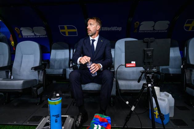 260625 Head coach Graham Potter of Sweden ahead of the FIFA World Cup, WM, Weltmeisterschaft, Fussball 2026 football match between Japan and Sweden on June 25, 2026 in Dallas. Photo: Ludvig Thunman BILDBYRAN kod LT PA1259 bbeng fotboll football soccer fotball vm fotbolls-vm fotball-vm fotbolls-vm 2026 fifa world cup 2026 sverige sweden sverige a japan *** June 25, 2026: Sweden s head coach Graham Potter ahead of the 2026 FIFA World Cup soccer match between Japan and Sweden on June 25, 2026 in Dallas. Photo by Ludvig Thunman, BILDBYRAN. Code: LT PA1259 bbeng soccer football soccer World Cup 2026 FIFA World Cup 2026 Sweden Sweden A Japan  Copyright: LUDVIGxTHUNMAN BB260625LT077