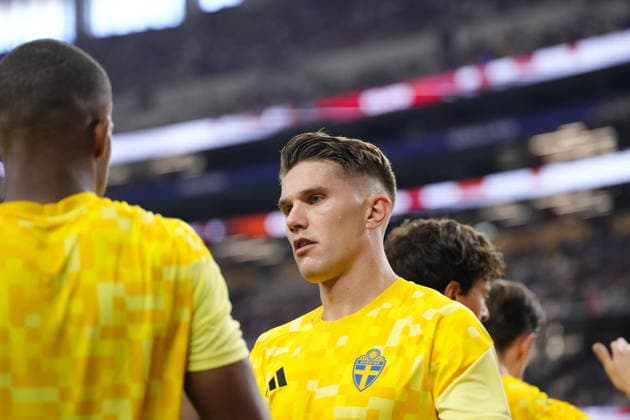 Japan v Sweden - FIFA World Cup, WM, Weltmeisterschaft, Fussball 2026 - Group F ARLINGTON, USA - JUNE 25: Viktor Gyokeres of Sweden looks on prior the 2026 FIFA World Cup First Stage Group F match between Japan and Sweden at Dallas Stadium in Arlington, Texas, United States on June 25, 2026. Jose Hernandez Anadolu Texas United States. Editorial use only. Please get in touch for any other usage.  Copyright: x2026xAnadoluxJosexHernandezx