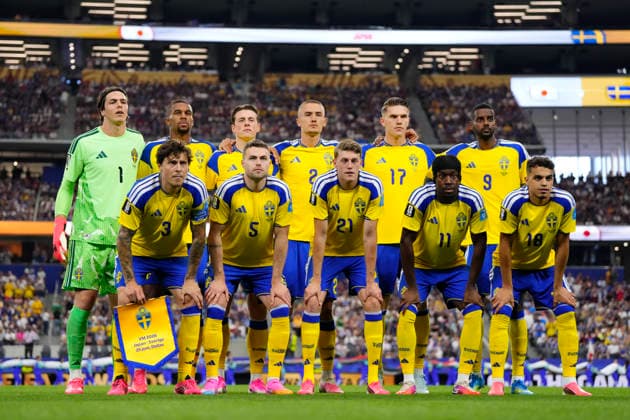 Japan v Sweden: Group F - FIFA World Cup, WM, Weltmeisterschaft, Fussball 2026 Players of Sweden pose for the photo during the FIFA World Cup 2026 Group F match between Japan and Sweden at Dallas Stadium on June 25, 2026 in Dallas, United States. Arlington TX United States  Copyright: xJosexBretonx originalFilename:bretonhernandez-japanvsw260625_np1E8.jpg