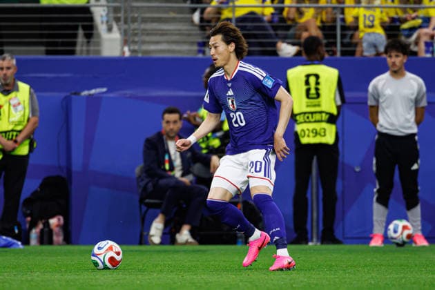 Ayumu Seko seen during FIFA World Cup, WM, Weltmeisterschaft, Fussball 2026 game between national teams of Japan an Sweden (Grzegorz Wajda Ball Raw Images) Arlington Dallas Stadium USA Copyright: xGrzegorzxWajdax grzegorzwajda_japan_netherlands_2526_1-22