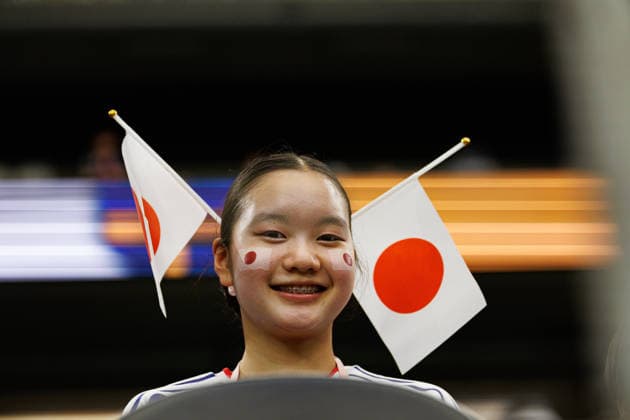 Fans of Japan seen during FIFA World Cup, WM, Weltmeisterschaft, Fussball 2026 game between national teams of Japan an Sweden (Grzegorz Wajda Ball Raw Images) Arlington Dallas Stadium USA Copyright: xGrzegorzxWajdax grzegorzwajda_japan_netherlands_2526_1-6
