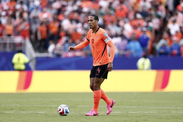 KANSAS - Virgil van Dijk or the Netherlands during the FIFA 2026 World Cup Group F match between Tunisia and the Netherlands at Kansas City Stadium on June 25, 2026, in Kansas, United States. ROBIN VAN LONKHUIJSEN ANP FIFA World Cup, WM, Weltmeisterschaft, Fussball 2026 group stage 2026 xVIxANPxSportx xxANPxIVx 561992297 originalFilename: 561992297.jpg