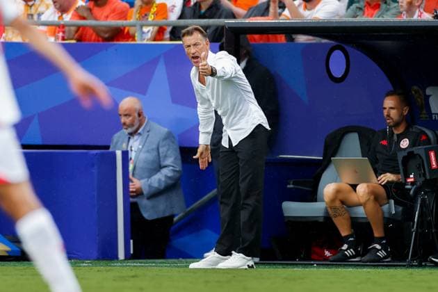 KANSAS CITY, 25-06-2026, Kansas City Stadium, World Cup 2026 Match between Tunesia and The Netherlands. Picture Shows Tunisia trainer coach Herve Renard Tunesia - Netherlands (World Cup 2026)  x204648029x Copyright: