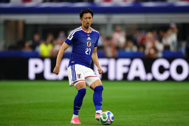 Japan v Sweden: Group F - FIFA World Cup, WM, Weltmeisterschaft, Fussball 2026 Hiroki Ito of Japan plays the ball during the FIFA World Cup 2026 Group F match between Japan and Sweden at Dallas Stadium on June 25, 2026 in Dallas, United States. Arlington TX United States  Copyright: xJosexBretonx originalFilename:bretonhernandez-japanvsw260625_npmYT.jpg