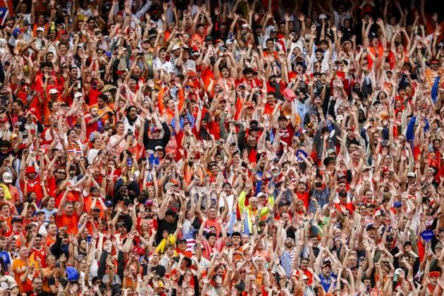 KANSAS - Fans during the 2026 FIFA World Cup, WM, Weltmeisterschaft, Fussball Group F match between Tunisia and the Netherlands at Kansas City Stadium on June 25, 2026, in Kansas, United States. KOEN VAN WEEL ANP FIFA World Cup 2026 group stage 2026 xVIxANPxSportx xxANPxIVx 561993027 originalFilename: 561993027.jpg