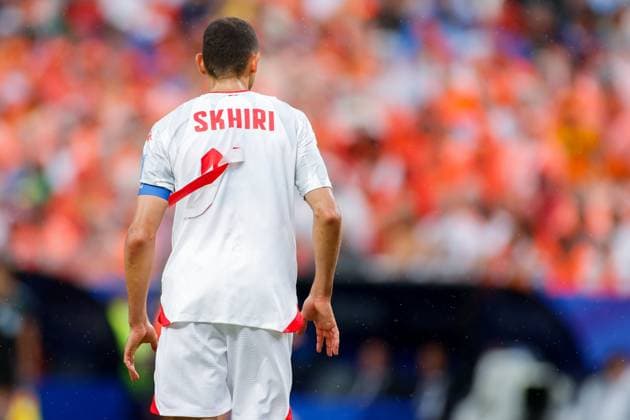 KANSAS CITY, 25-06-2026, Kansas City Stadium, World Cup 2026 Match between Tunesia and The Netherlands. Picture Shows Tunisia player Ellyes Skhiri Tunesia - Netherlands (World Cup 2026)  x204648220x Copyright: