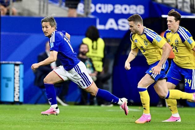 Daizen Maeda (JPN), JUNE 25, 2026 - Football Soccer : FIFA World Cup, WM, Weltmeisterschaft, Fussball 2026 Group F match between Japan - Sweden at Dallas Stadium in Arlington, Texas, USA.  aflo_335787458 KenjiroxMatsuox