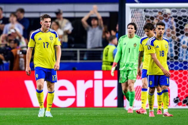 260625 Viktor Gyökeres of Sweden looks dejected after 1-0 during the FIFA World Cup, WM, Weltmeisterschaft, Fussball 2026 football match between Japan and Sweden on June 25, 2026 in Dallas. Photo: Petter Arvidson BILDBYRAN kod PA PA1259 bbeng fotboll football soccer fotball vm fotbolls-vm fotball-vm fotbolls-vm 2026 fifa world cup 2026 sverige sweden sverige a japan depp *** June 25, 2026: Viktor Gyökeres of Sweden looks dejected after the score was 1–0 during the 2026 FIFA World Cup soccer match between Japan and Sweden on June 25, 2026 in Dallas. Photo by Petter Arvidson, BILDBYRAN. Code: PA PA1259 bbeng soccer football soccer World Cup 2026 FIFA World Cup 2026 Sweden Sweden A Japan depp  Copyright: PETTERxARVIDSON BB260625PA154
