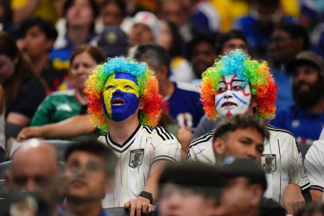 Japan v Sweden - FIFA World Cup, WM, Weltmeisterschaft, Fussball 2026 - Group F ARLINGTON, USA - JUNE 25: Supporters of Japan and Sweden are seen during the 2026 FIFA World Cup First Stage Group F match between Japan and Sweden at Dallas Stadium in Arlington, Texas, United States on June 25, 2026. Jose Hernandez Anadolu Texas United States. Editorial use only. Please get in touch for any other usage.  Copyright: x2026xAnadoluxJosexHernandezx