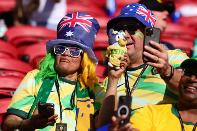 Fans before the FIFA World Cup, WM, Weltmeisterschaft, Fussball 2026 match between Paraguay and Australia at Levi s Stadium, San Francisco, USA on 26 June 2026. Copyright: xPeterxDovganx 45120005