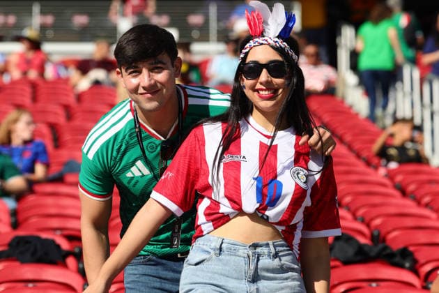 Fans before the FIFA World Cup, WM, Weltmeisterschaft, Fussball 2026 match between Paraguay and Australia at Levi s Stadium, San Francisco, USA on 26 June 2026. Copyright: xPeterxDovganx 45120012