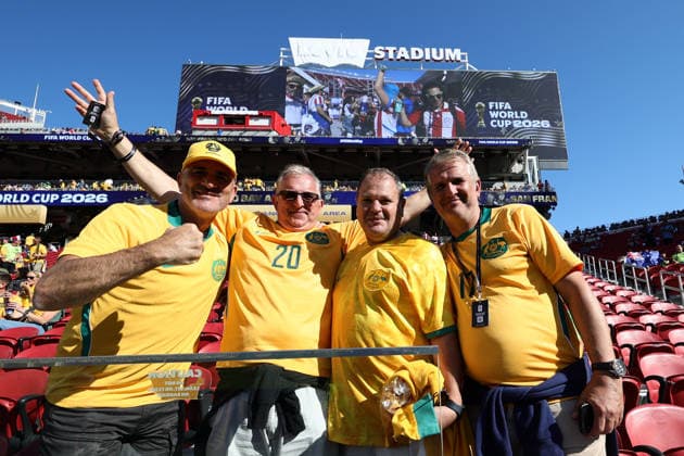 Fans before the FIFA World Cup, WM, Weltmeisterschaft, Fussball 2026 match between Paraguay and Australia at Levi s Stadium, San Francisco, USA on 26 June 2026. Copyright: xPeterxDovganx 45120015