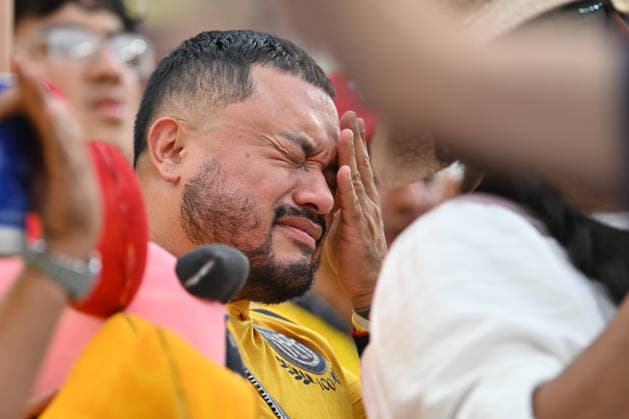 June 25, 2026, East Rutherford, New Jersey, United States of America: East Rutherford, United States of America. 25 Jun, 2026. Ecuador supporters are seen prior to the World Cup 2026 Group E match. Ecuador defeated Germany 2 to 1. Credit: , Jr. Zuma Press World Cup 2026 Group E: Ecuador 2:1 Germany  - ZUMAa301 20260625_aaf_a301_063 Copyright: xBrooksxVonxArxx
