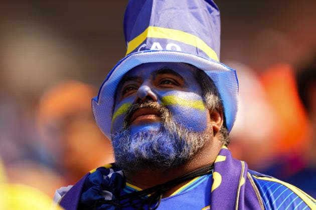 June 25, 2026: A fan prior to a World Cup match between Ivory Coast and Curacao at Philadelphia Stadium in Philadelphia, Pennsylvania. CSM FIFA World Cup, WM, Weltmeisterschaft, Fussball 2026: Ivory Coast Vs Curacao JUN 25  - ZUMAc04_ 20260625_zma_c04_281 Copyright: xKylexRoddenx