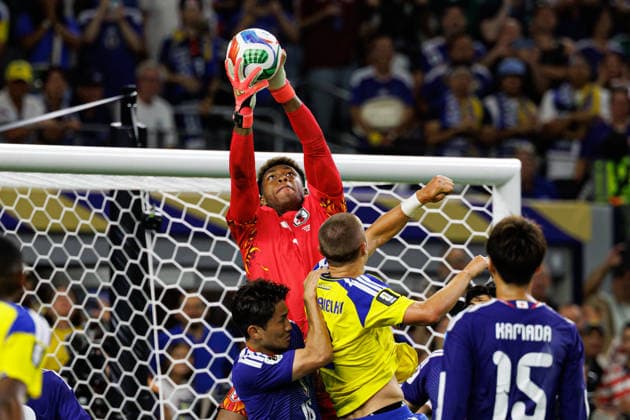 Zion Suzuki seen during FIFA World Cup, WM, Weltmeisterschaft, Fussball 2026 game between national teams of Japan an Sweden (Grzegorz Wajda Ball Raw Images) Arlington Dallas Stadium USA Copyright: xGrzegorzxWajdax grzegorzwajda_japan_sweden_2526_3-26