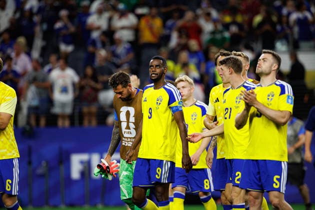 Alexander Isak seen during FIFA World Cup, WM, Weltmeisterschaft, Fussball 2026 game between national teams of Japan an Sweden (Grzegorz Wajda Ball Raw Images) Arlington Dallas Stadium USA Copyright: xGrzegorzxWajdax grzegorzwajda_japan_sweden_2526_3-38