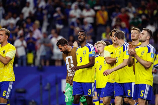 Alexander Isak seen during FIFA World Cup, WM, Weltmeisterschaft, Fussball 2026 game between national teams of Japan an Sweden (Grzegorz Wajda Ball Raw Images) Arlington Dallas Stadium USA Copyright: xGrzegorzxWajdax grzegorzwajda_japan_sweden_2526_3-39