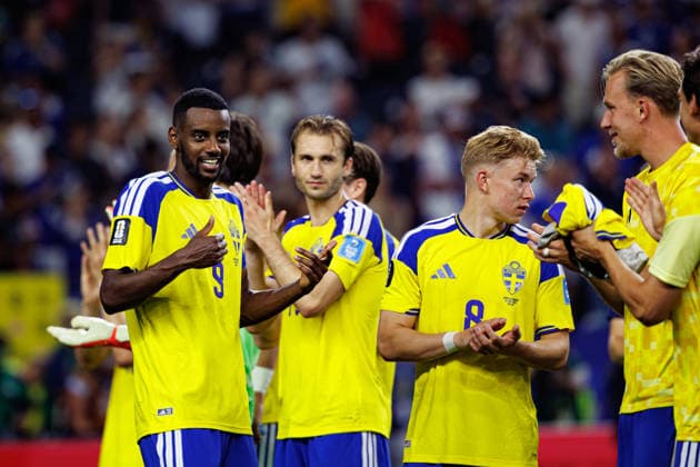 Alexander Isak seen during FIFA World Cup, WM, Weltmeisterschaft, Fussball 2026 game between national teams of Japan an Sweden (Grzegorz Wajda Ball Raw Images) Arlington Dallas Stadium USA Copyright: xGrzegorzxWajdax grzegorzwajda_japan_sweden_2526_3-41